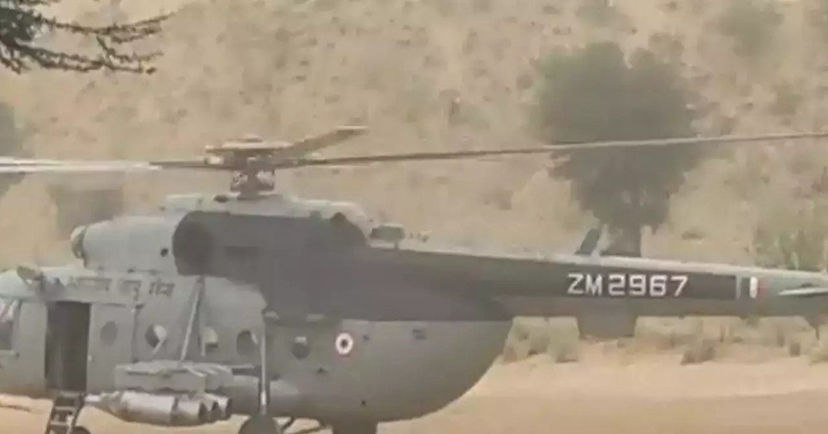 IAF Mi-17 helicopter makes precautionary landing in village near Jodhpur
